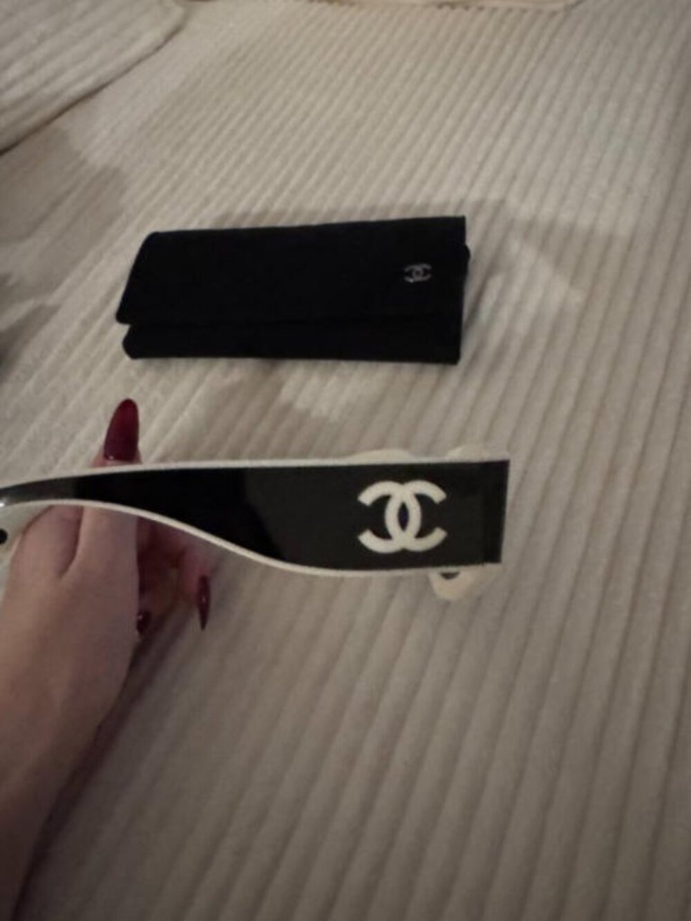 Chanel Cat Eye Sunglasses - Black/White - CH6056 - NIB - Picture 5 of 5
